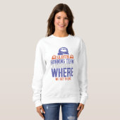 Laufend - Sloth Running Team Sweatshirt (Vorne ganz)