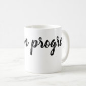 laufende Arbeiten Kaffeetasse (VorderseiteRechts)
