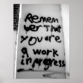 Laufende Arbeiten Poster (Vorne)