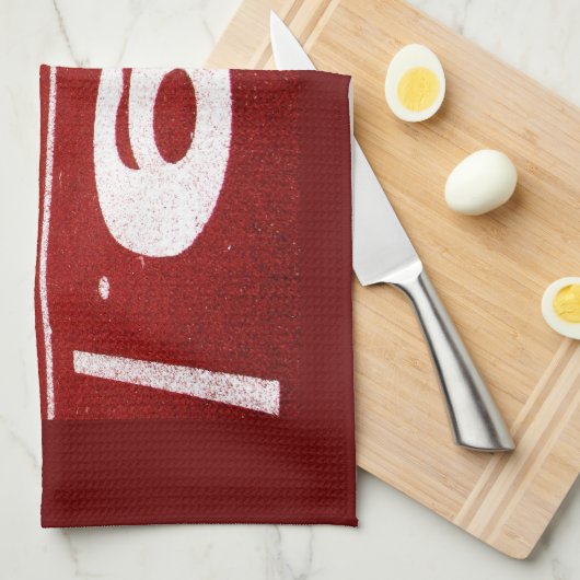 Laufende Bahn Handtuch (Viertel Falte)