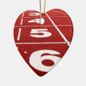 Laufende Bahn Keramik Ornament (Links)