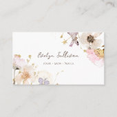 Laufende Blume-Visitenkarte Visitenkarte (Vorderseite)