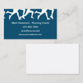 Laufende Coach-Glossy-Visitenkarten Visitenkarte (Vorne/Hinten)