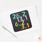 Laufende Entfernungen Sticker (Umschlag)