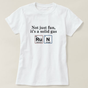 Laufende feste Gas-Elemente T-Shirt
