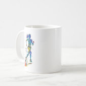 Laufende Frau Kaffeetasse (Vorderseite Links)