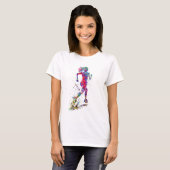 Laufende Frau T-Shirt (Vorne ganz)