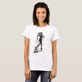 Laufende Frau T-Shirt (Vorne ganz)