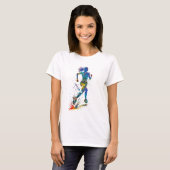 Laufende Frau T-Shirt (Vorne ganz)