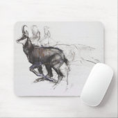 Laufende Gämse Mousepad (Mit Mouse)