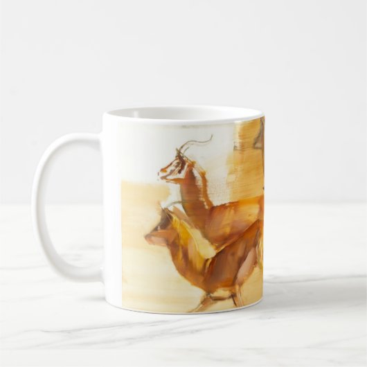 Laufende Gazellen 2010 Kaffeetasse (Links)