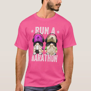 Laufende Gnome für Runner-Mama und Vater führen ei T-Shirt