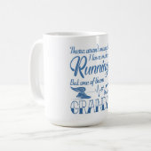 Laufende Großmutter Kaffeetasse (Vorderseite Links)