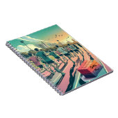 Laufende Gruppe trifft auf Gotta Run Notizblock (Rechte Seite)