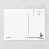 Laufende Hühner Postkarte (Rückseite)