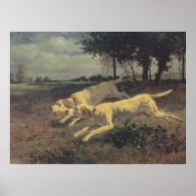 Laufende Hunde (Beagle) (von Constant Troyon) Post