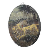 Laufende Hunde (Beagles) (von Constant Troyon) Dartscheibe (Vorderseite rechts)