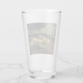 Laufende Hunde (Beagles) (von Constant Troyon) Glas (Rückseite)