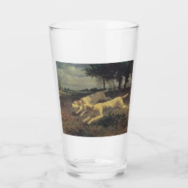 Laufende Hunde (Beagles) (von Constant Troyon) Glas