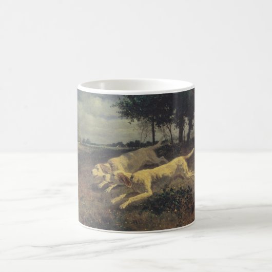 Laufende Hunde (Beagles) (von Constant Troyon) Kaffeetasse (Mittel)
