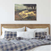 Laufende Hunde (Beagles) (von Constant Troyon) Leinwanddruck (Insitu (Schlafzimmer))