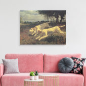 Laufende Hunde (Beagles) (von Constant Troyon) Leinwanddruck (Insitu (Wohnzimmer))