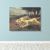 Laufende Hunde (Beagles) (von Constant Troyon) Leinwanddruck (Insitu (Holzboden))