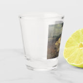 Laufende Hunde (Beagles) (von Constant Troyon) Schnapsglas (Links)