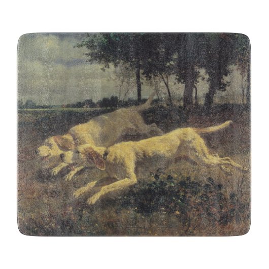 Laufende Hunde (Beagles) (von Constant Troyon) Schneidebrett (Vorderseite)