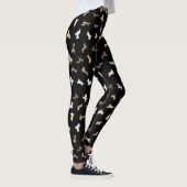Laufende Hunde (großes Muster) Leggings (Rechts)