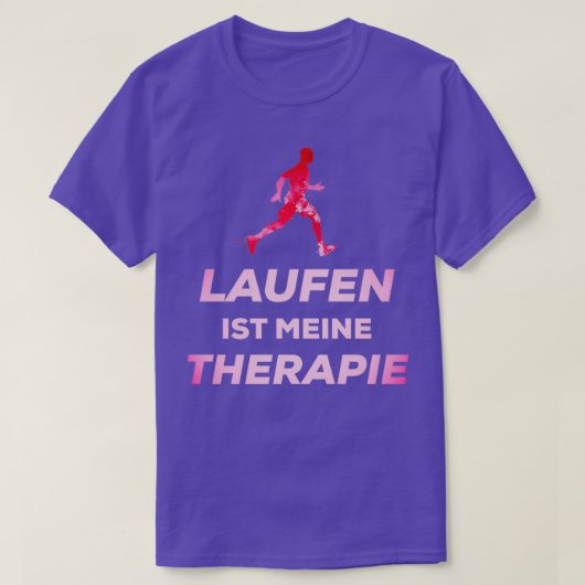 Laufende Joggen-Slogan-Geschenk T-Shirt (Design vorne)