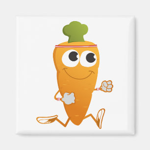 Laufende Karotte Magnet