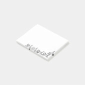 Laufende Katzenpost-itanmerkungen Post-it Klebezettel (angewinkelt)