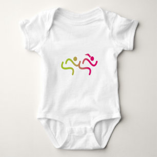 Laufende Mädchen für immer Baby Strampler