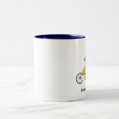 Laufende Mama-Tasse Zweifarbige Tasse (Mittel)