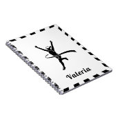 Laufende Marathon-Track-Cross-Country-Bezeichnung Notizblock (Rechte Seite)