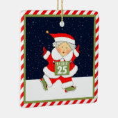 Laufende Mrs. Runner Keramikornament (Rechts)