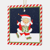 Laufende Mrs. Runner Keramikornament (Links)