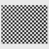 Laufende Musterverpackung Checkered Flagge Auto Geschenkpapier (Flach)