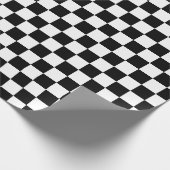 Laufende Musterverpackung Checkered Flagge Auto Geschenkpapier (Ecke)