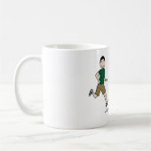 Laufende Paare - personalisierte Cartoon-Tasse Kaffeetasse (Links)