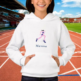 Laufende Pfadfinder- und Feldkidnamen für Mädchen Hoodie