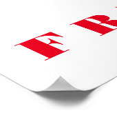 Laufende Pferd Motivierend Artwork Poster drucken (Ecke)