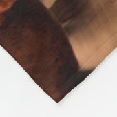 Laufende Pferde Fleecedecke (Ecke)