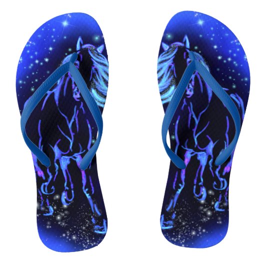 Laufende Pferde-Flip-Flops Badesandalen (Fußbett)