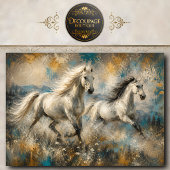 Laufende Pferde Kollektion Decoupage Geschenkpapier Set