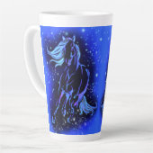 Laufende Pferde Latte Tasse (Linke Ecke)