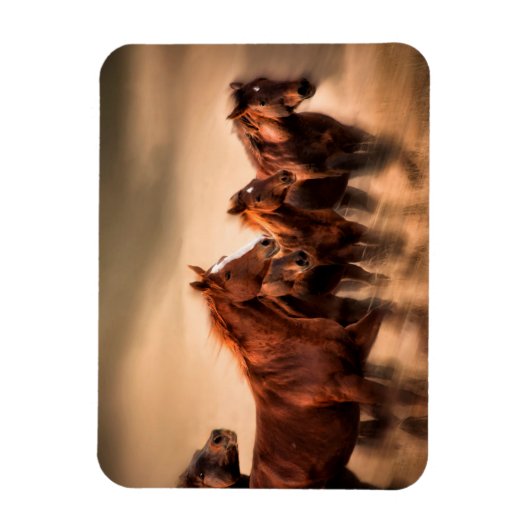 Laufende Pferde Magnet (Vertikal)