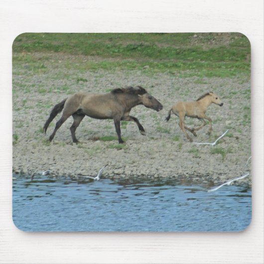 laufende Pferde Mousepad (Vorne)