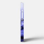 Laufende Pferde und blauer Mondlicht Case-Mate iPhone Hülle (Rückseite / Links)